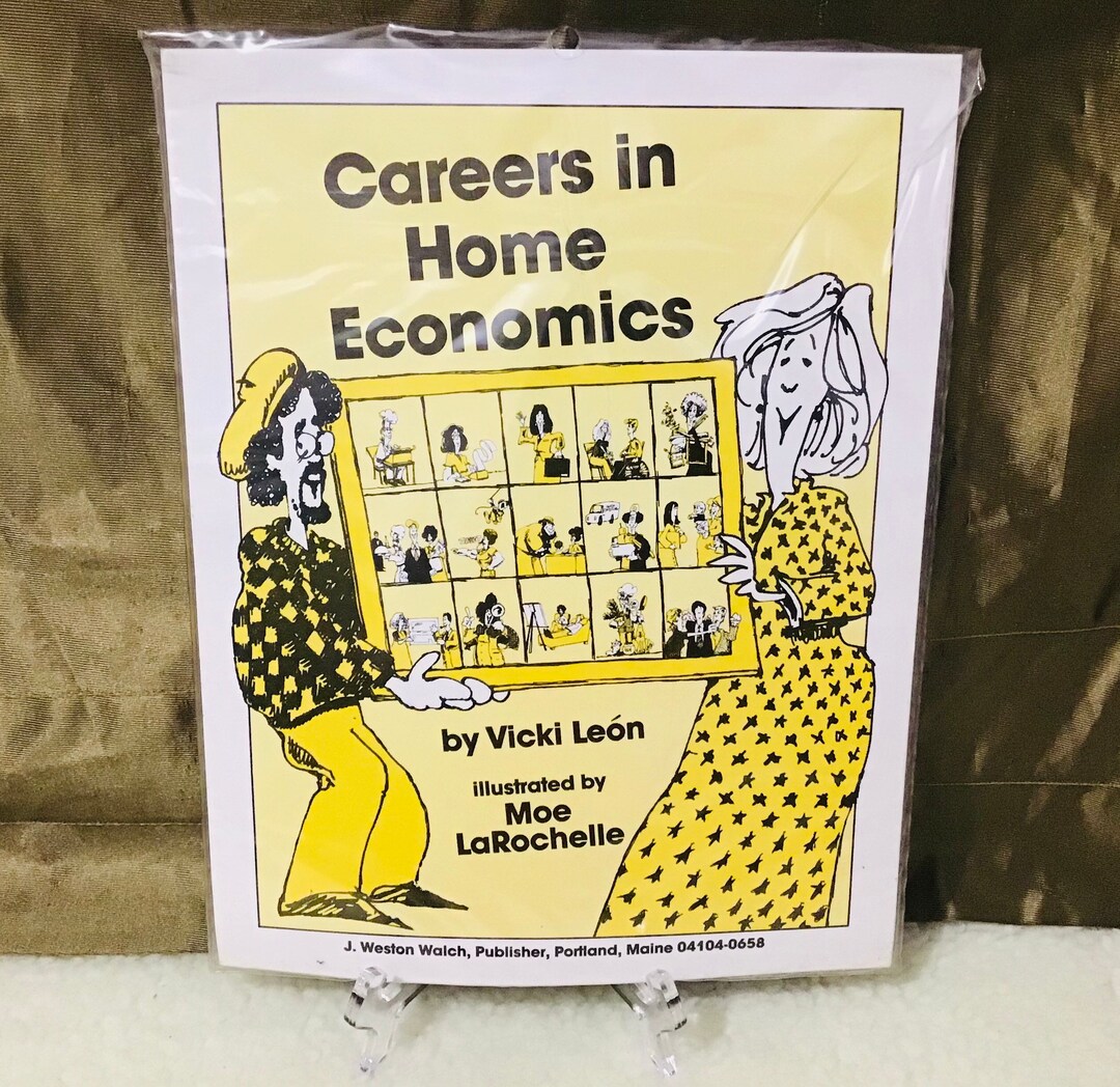 Vintage 80s Home Economics Careers 20 Posters by Vicki Leon J Etsy