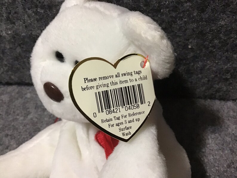 1994 TY Valentino Beanie Baby Brown Nose Multiple Errors | Etsy