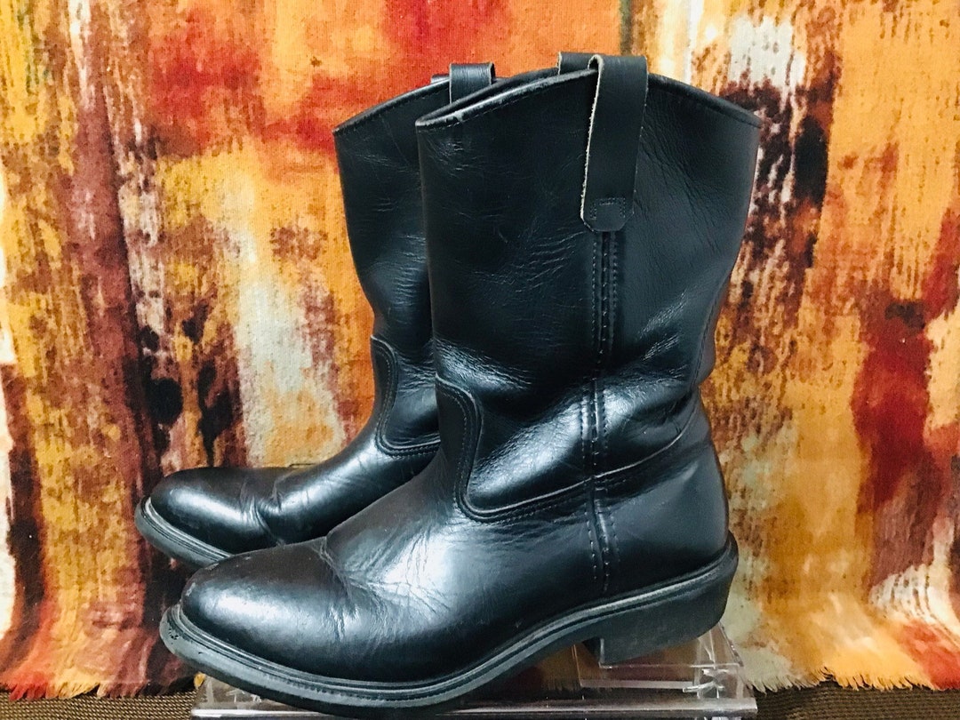 Vintage Red Wing Electrical Boots Black Size 12-12 1/4 - Etsy display picture 3