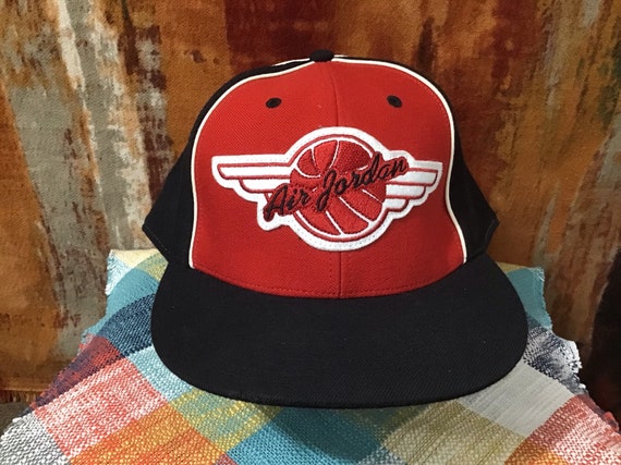 Vintage Air Jordan 7-5/8 Hat Basketball Wing Logo Rare HTF - Etsy 日本