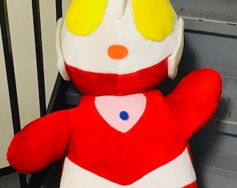 Vintage Bandai Ultraman 33” Collectible Anime Character Stuffed Plush Rare