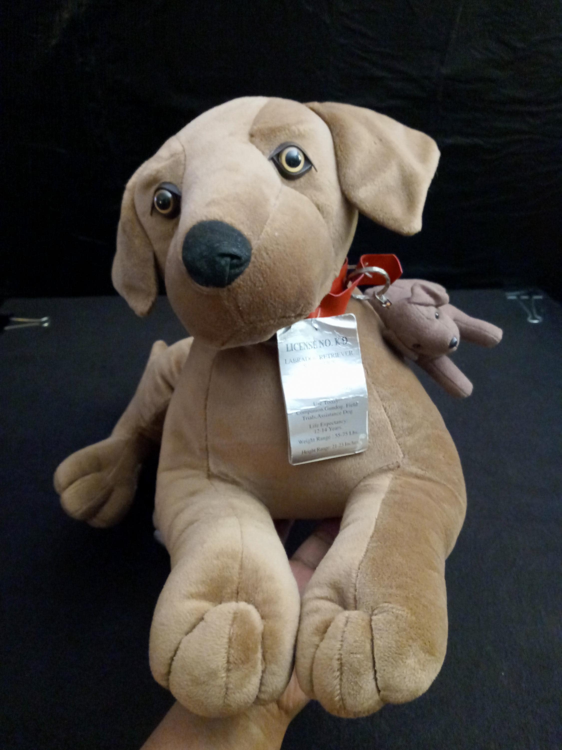 【90’s vintage 20471120Hyoma soft toy♪新品】 Vintage 1998 Stuffins Labrador Retriever 22