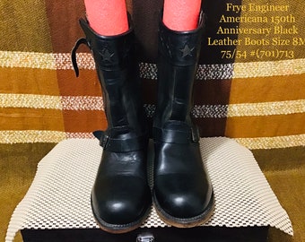 FRYE Boots USA 150th Anniversary Engineer Size US 8M Distressed