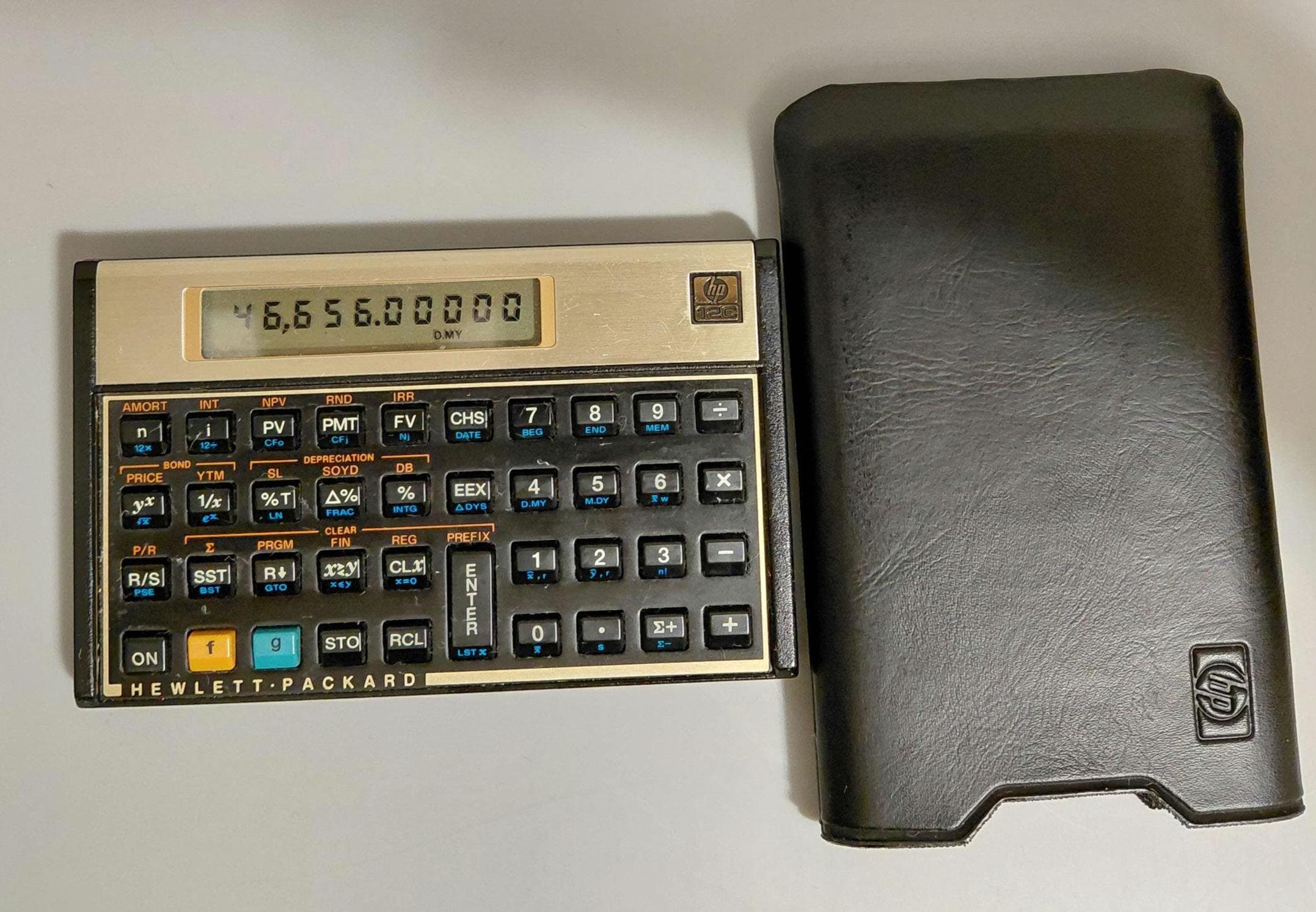 Vintage HP 12C Financial Calculator W/storage Cover - Etsy UK