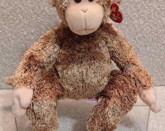 Ty Beanie Buddy BONSAI the Chimpanzee Monkey 15" Plush Stuffed Animal