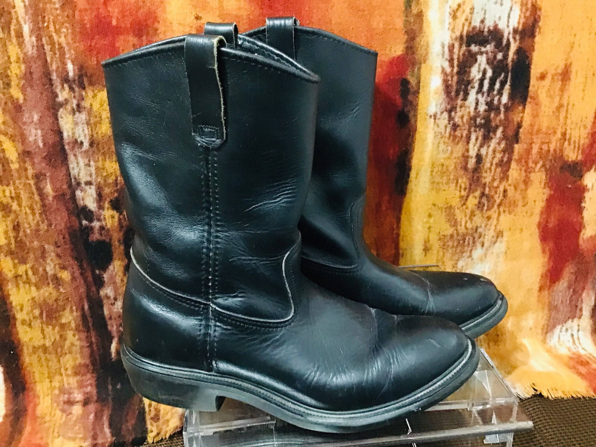 Vintage Red Wing Electrical Boots Black Size 10D. - Etsy Sweden