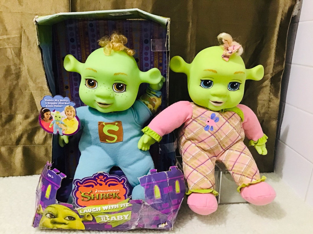 Dreamworks MGA Entertainment Shrek Laugh With Me Baby Ogre Dolls Felicia  Fergus HTF Rare -  Portugal