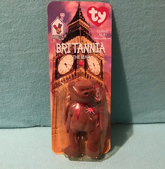 Details about   Britannia The Bear Mcdonalds New Ty Vintage 1997 Beanie Baby 