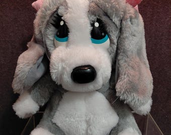 Vintage Sad Sam Honey Stuffed Plush 15” Talking Dog w/Manufacturer’s Error Non-Working