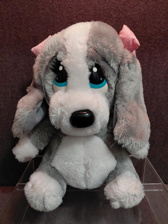 Vintage Sad Sam Honey Stuffed Plush 15” Talking Dog W