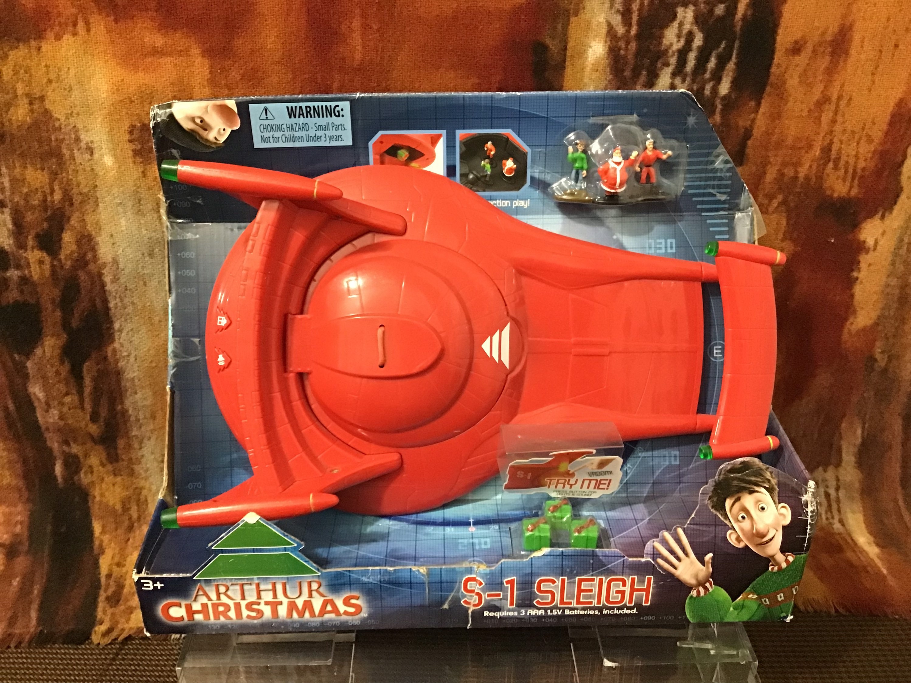 Arthur Christmas Vehicle S1 Sleigh W Figures Gift Etsy