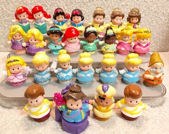 Fisher Price Little People Disney Princess + Assorted Characters 59pc Lot