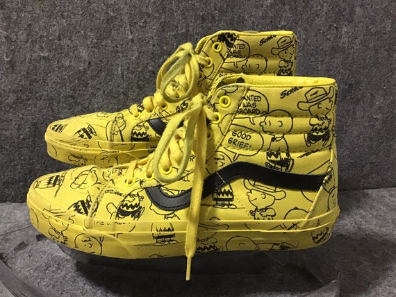 vans sk8 hi charlie brown