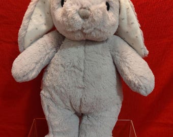 Best Made Toys 14” Gray Bunny Rabbit X Star Ears Feet Plush Stuffed Toy