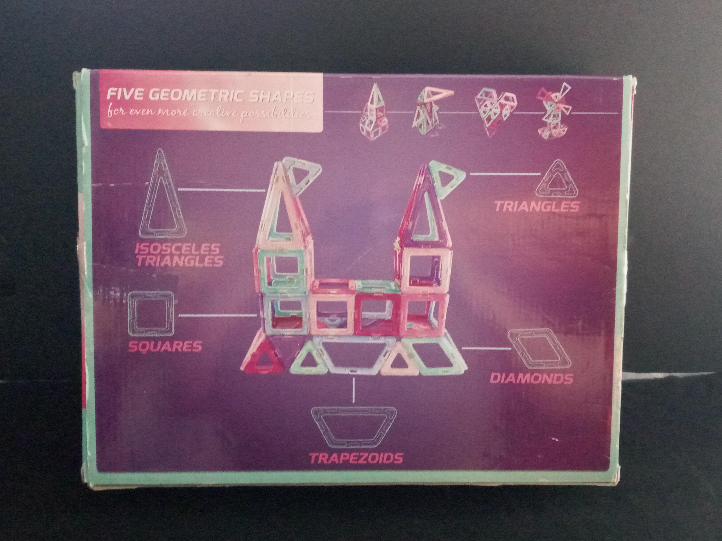 The Magformers Inspire Design 62-piece Magnetic Building Set