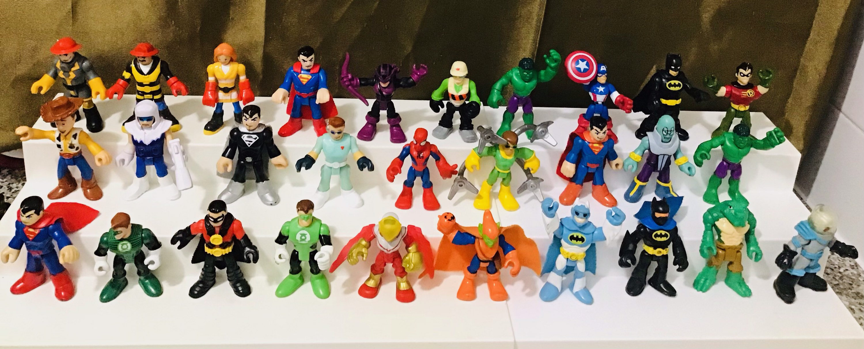 Imaginext DC Figures & Batman Batbot and Joker Playset Lot of Etsy