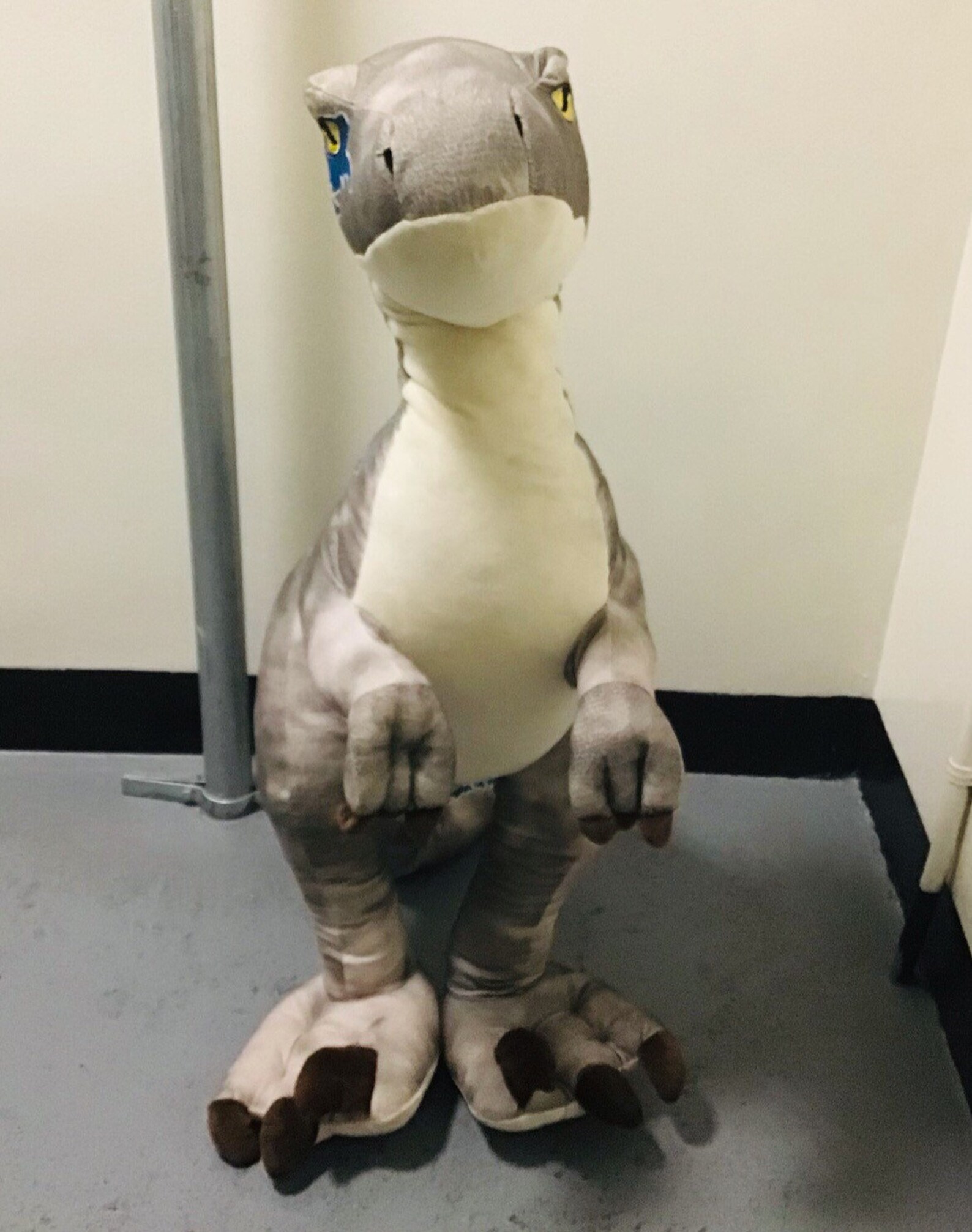 jurassic world ginormous velociraptor blue target