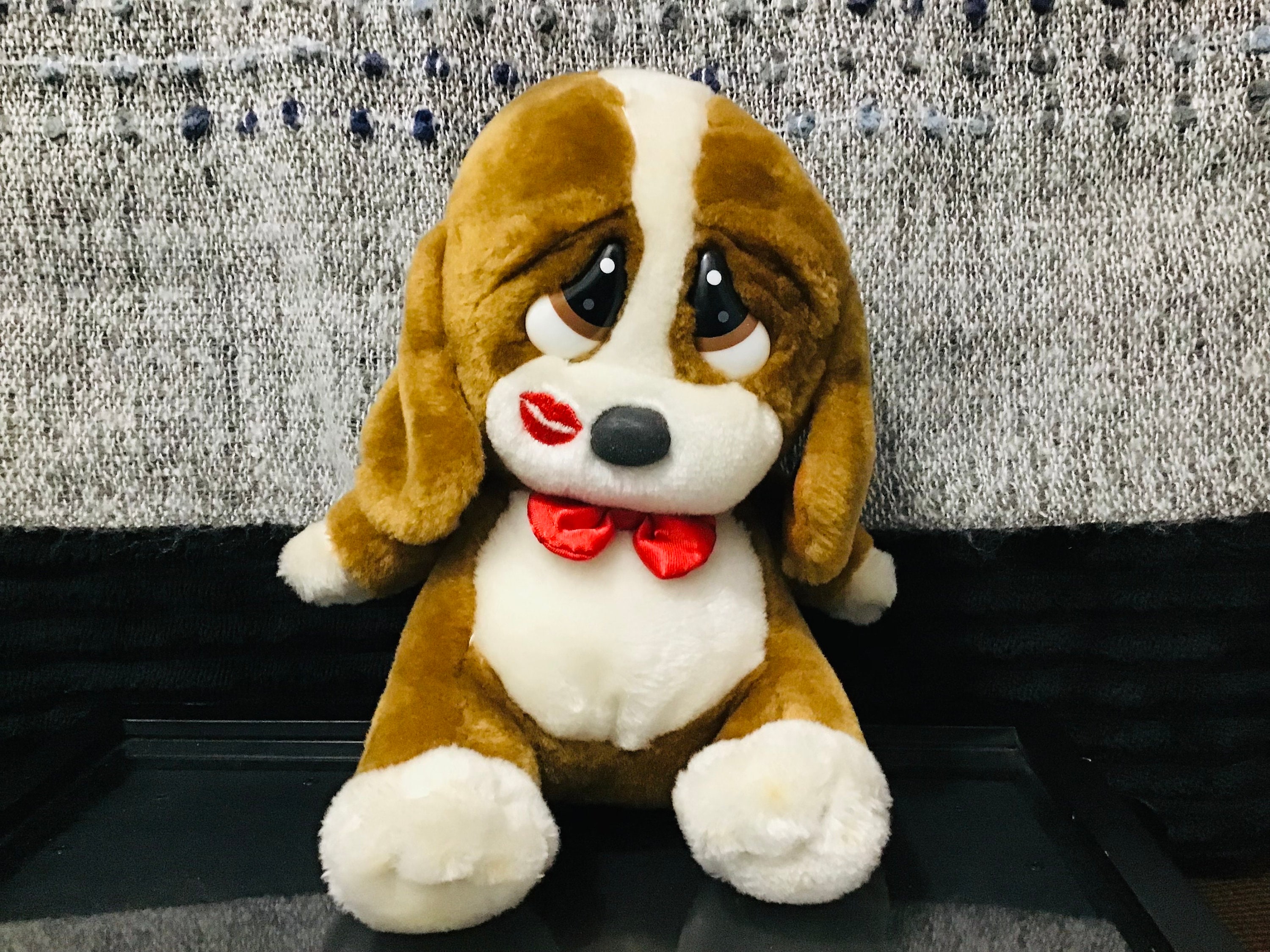 Sad Sam Honey W/red Lips on Cheek Valentine Stuffed Plush Toy - Etsy