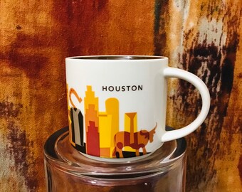 Starbucks Houston You Are Here Collector Series 14oz Coffee Mug