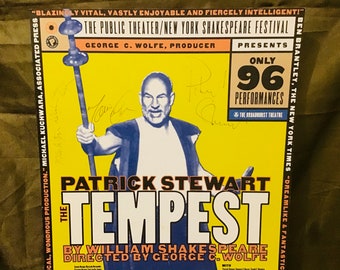 Vintage the Public Theatre New York Shakespeare Festival Signed
