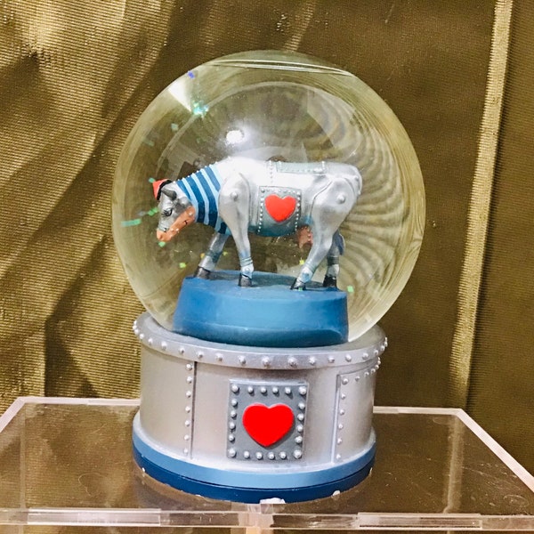 Westland Giftware Wizard of Oz Cow Parade Item #7273 Snow Globe (Tin Cow)