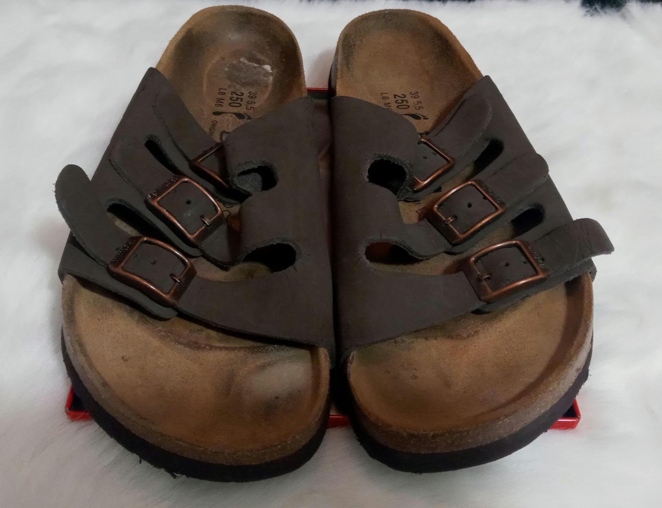Birkenstock Betula Brown 250 Soft Footbed Sandals 3 Side 