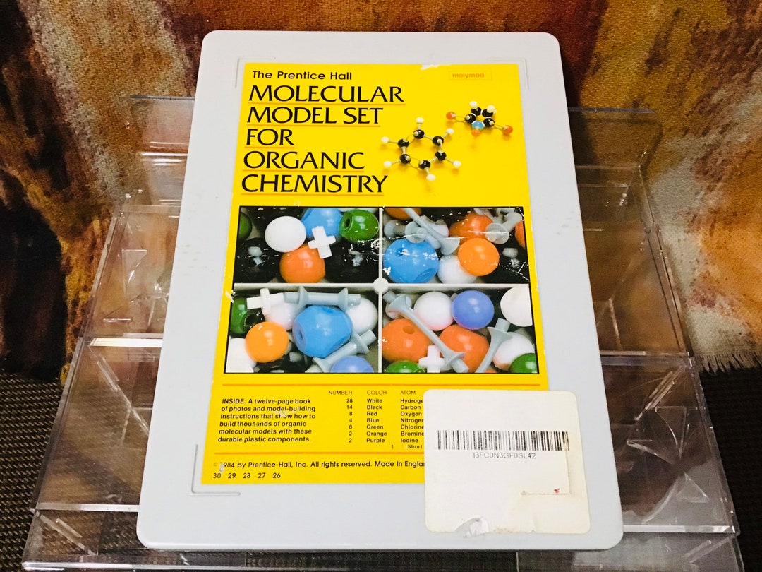 The Prentice Hall Molecular Model Set for Organic Chemistry Etsy