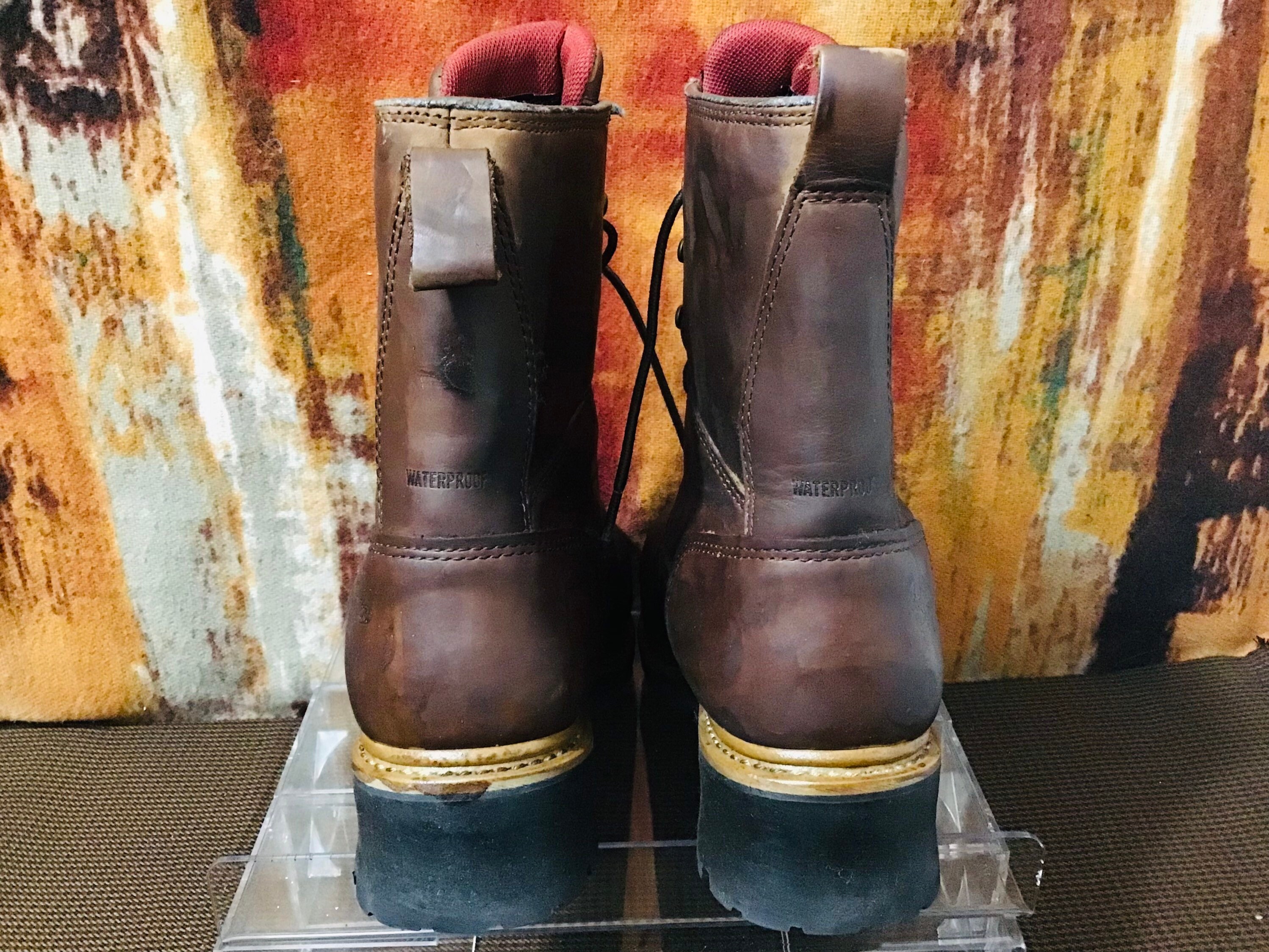 Vintage Wolverine Suede Logger Boots Men’s 8 E USA Made Winter Insulated Wolverine Glacier Ice #W10645 Men main image 3