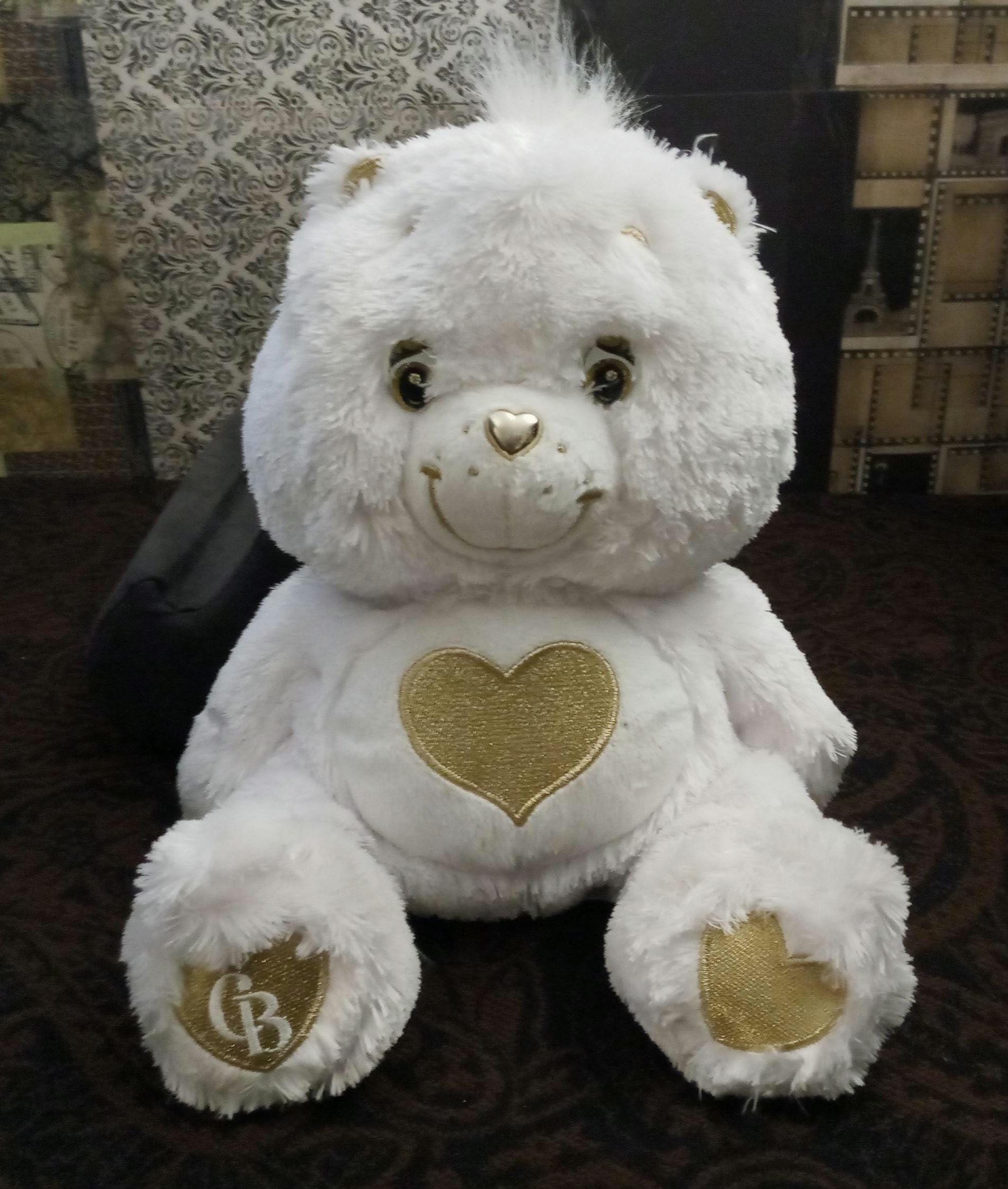 Care Bear Heart of Gold 25th Anniversary Edition 12” Plush Toy - Etsy
