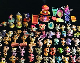 Huge Little Pet Shop LPS Assorted Pets Accessories 100+ Lot