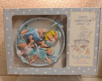 Vintage 2002 North American Bear Co. "Hush Little Baby" Musical Mobile **READ**