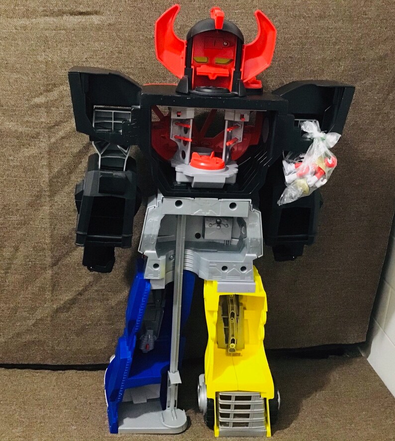 Imaginext Power Rangers Morphin Megazord Playset Giant 27 Etsy