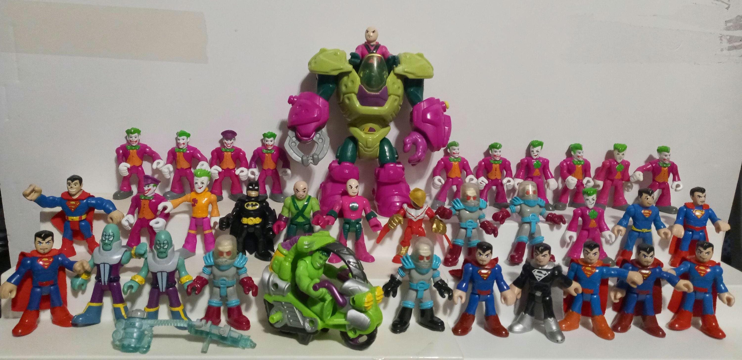 DC Super Heroes Team Figure Set - Set Di 4 Figure Da Collezione Da 7 Cm - Personaggi DC