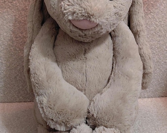 Jellycat London "Really Big" 27"Bashful Beige Tan Stuffed Plush HTF