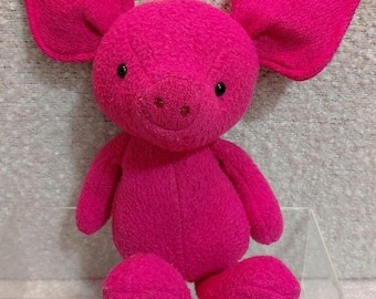 Jellycat London 12" Vivi Hot Pink Pig Fleece Fuchsia Stuffed Plush Toy