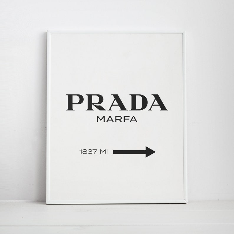 Prada marfa poster