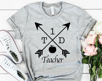 Type 1 Diabetes Shirt voor docenten - Type 1 Diabetes Shirt voor mannen en vrouwen - Type 1diabetes bewustzijn Shirt - T1D Shirt - diabetische geschenken