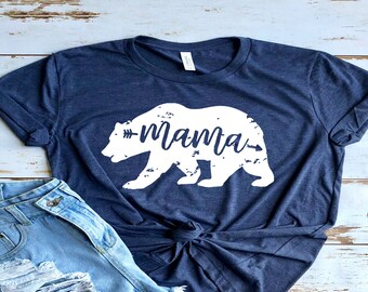 Mama Bear T-Shirt for Women | Mama Bear Shirt | Mom Life | Mom Life T-Shirt | Best Shirts For Moms | Mama Bear T-Shirt | Mama Bear