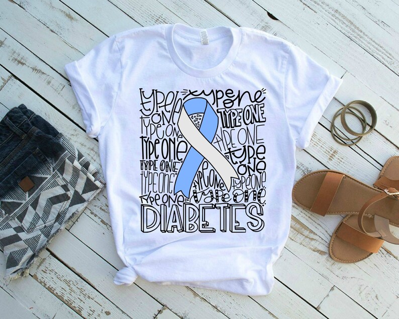 Diabetes Shirt & Diabetes Awareness Shirt for Women Type 1 Etsy