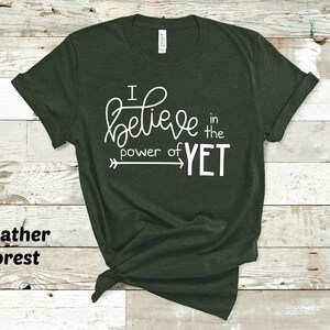Power of yet Shirt for Teachers - Growth Mindset Teacher Shirt - I ...