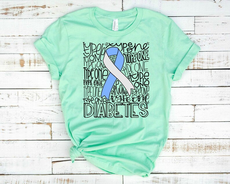 Diabetes Shirt & Diabetes Awareness Shirt for Women Type 1 Etsy