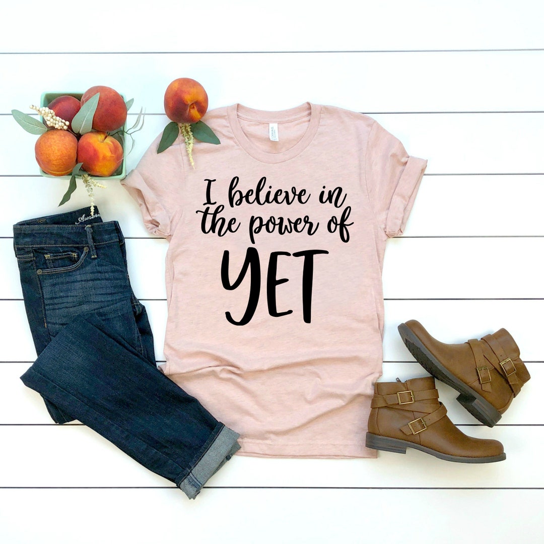 Power of yet Shirt - Growth Mindset Teacher Shirt - Squad Shirts ...