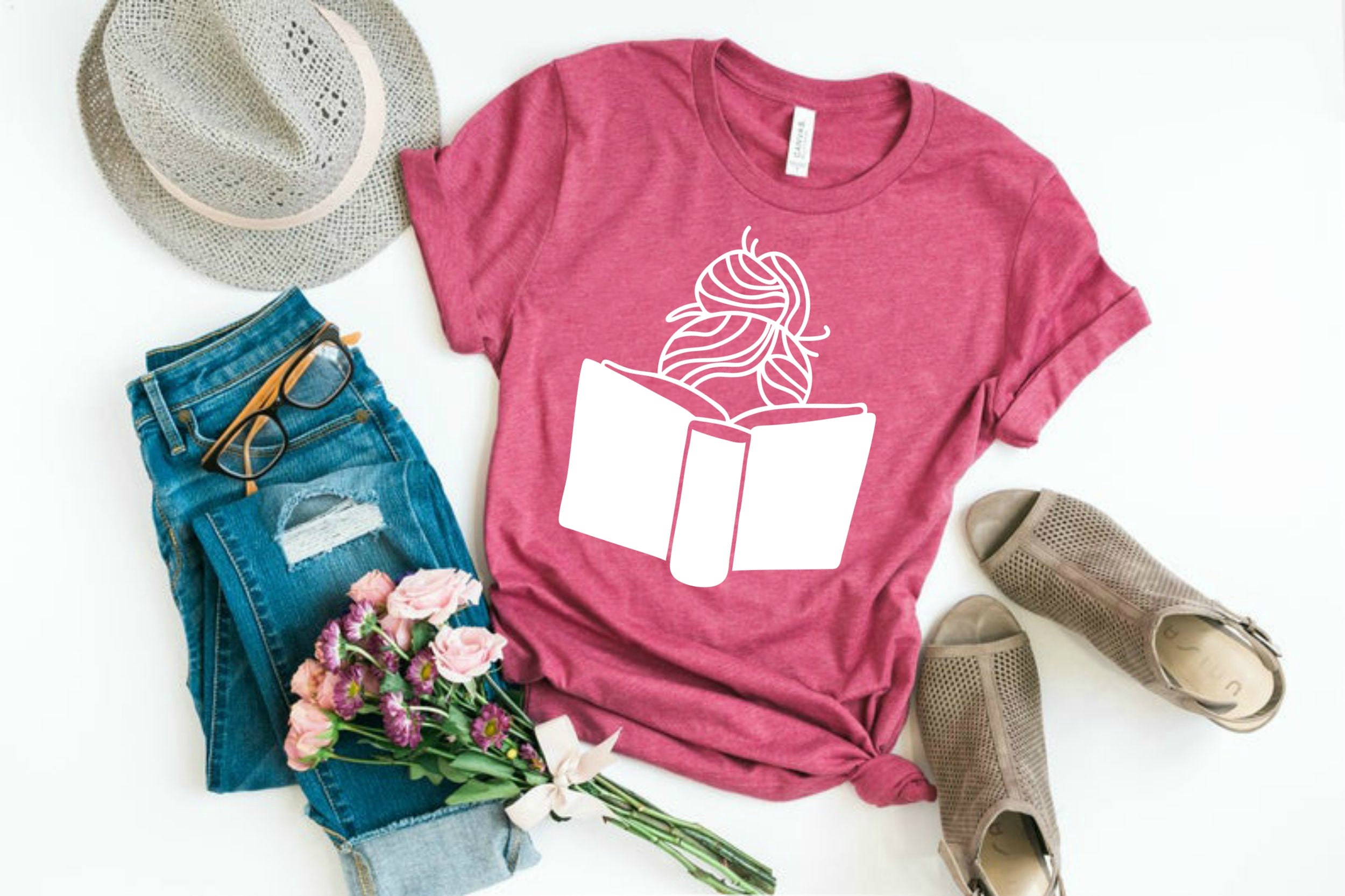 Reading Shirt For Book Lovers Book Shirt For Women & Reading | Etsy