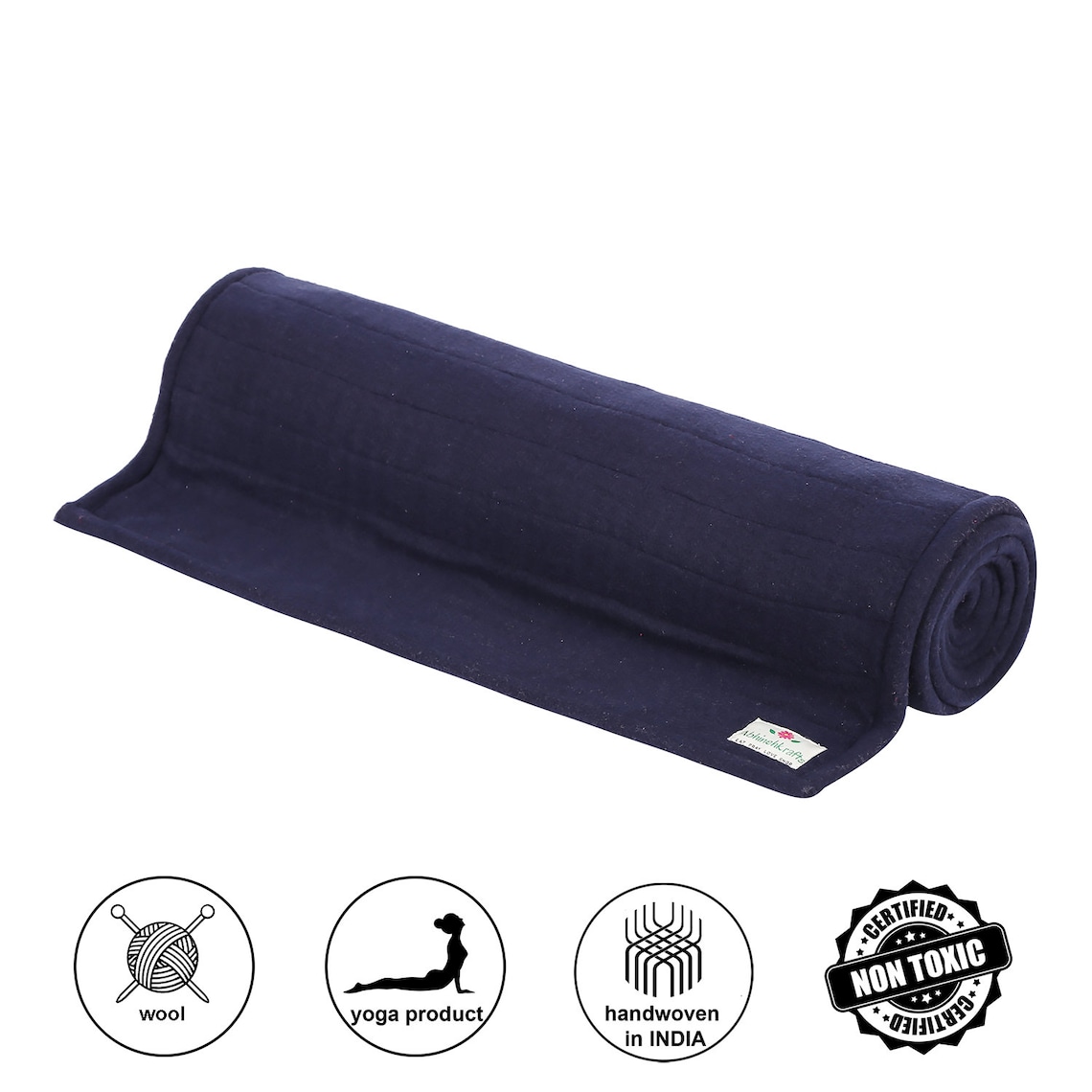 AbhinehKrafts Wool & Cotton Premium Yoga Mats Yoga Etsy