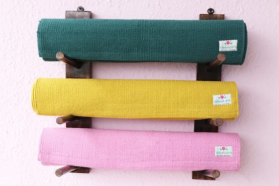 Yoga Mat Wall Holder Mount Yoga Mat Storage Organizer Yoga Mat