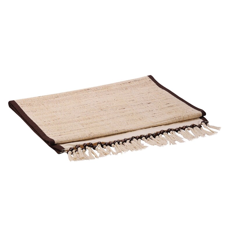 Premium Natural Banana Fiber Mat for Yoga Pilates Fitness Etsy