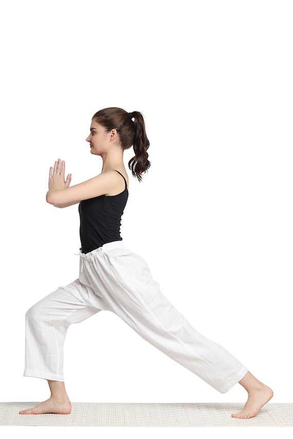 Custom Yoga Pants Organic Cotton, Fitness Pants, Cotton Trousers