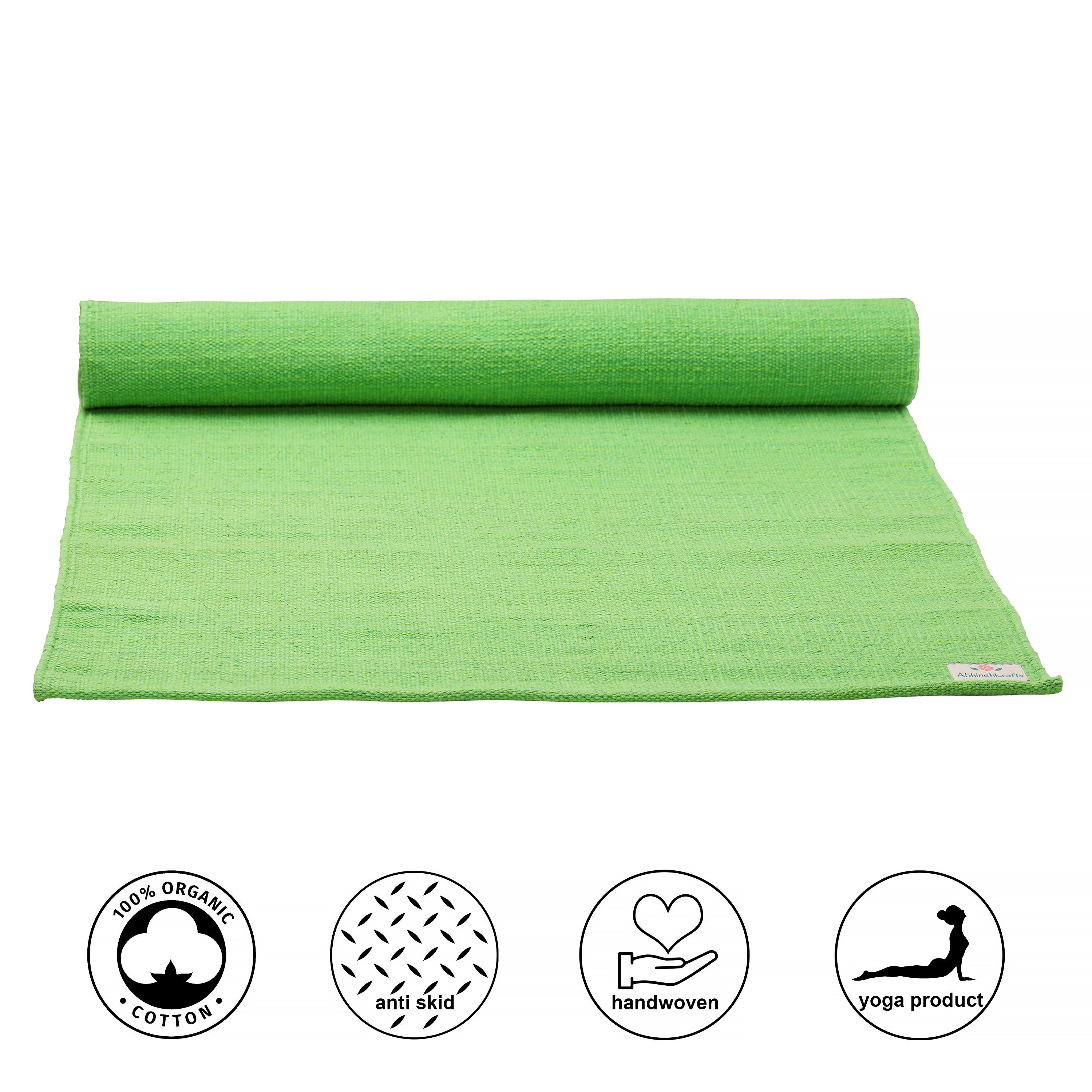 Organic Natural Cotton Mat for Yoga Pilates Fitness and Etsy