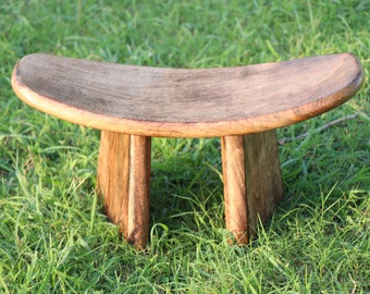 Folding Ergonomic Yoga Sitting Stool HIMABeauty Kneeling Meditation Bench Bench in Solid Bamboo Wood 50 * 19 * 18Cm