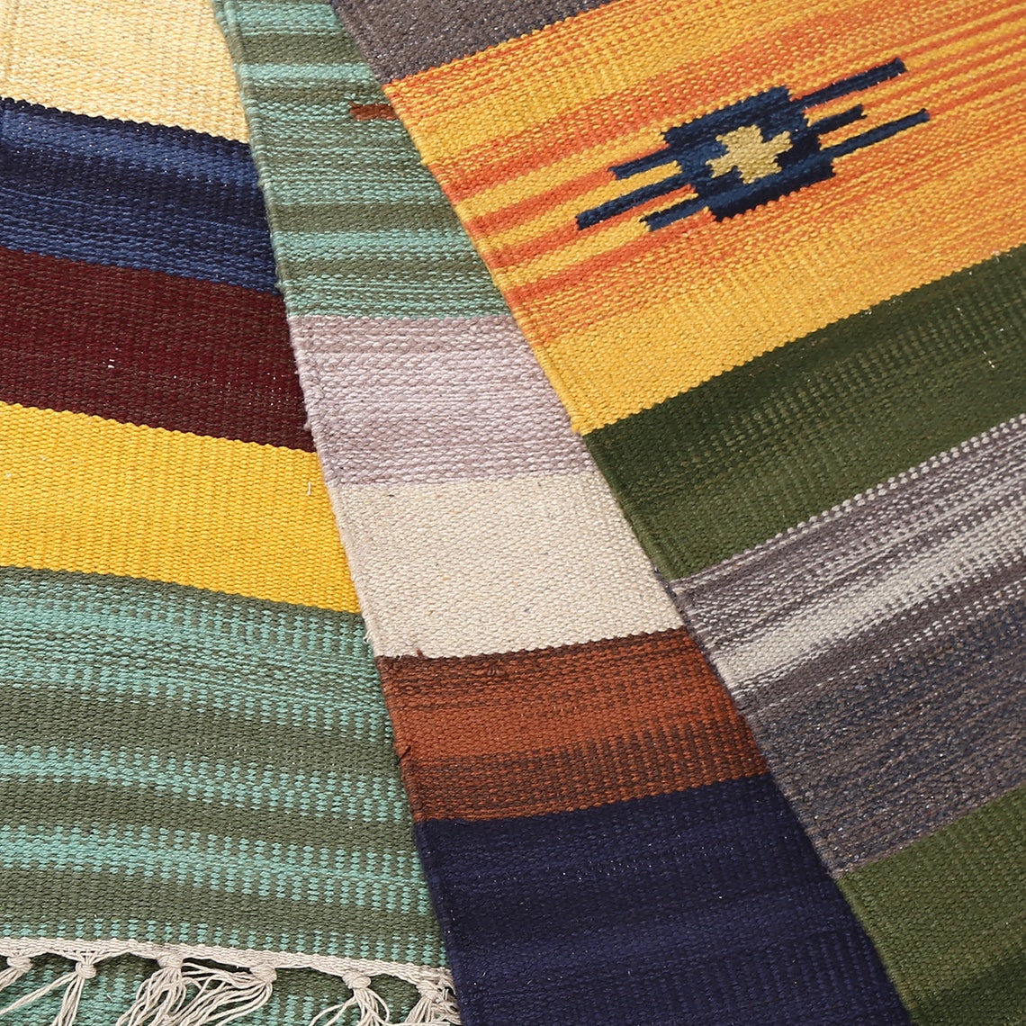 Natural Cotton Handwoven Mat for Yoga Pilates Fitness Etsy